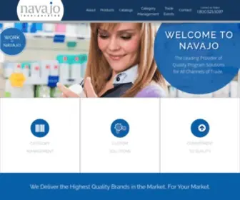 Navajoinc.com(Merchandising Programs) Screenshot