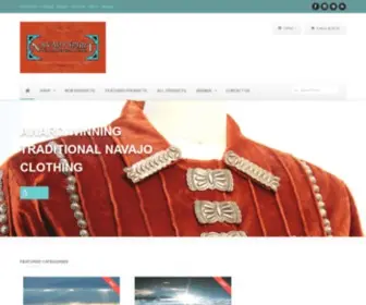 Navajospirit.com(Authentic Native American Clothing) Screenshot