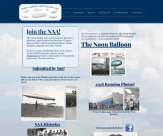 Naval-Airships.org(Naval Airship Association) Screenshot