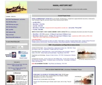 Naval-History.net(Family History) Screenshot