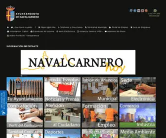 Navalcarnero.es(Portal Web Oficial de Navalcarnero) Screenshot