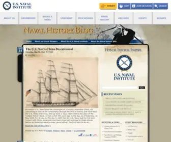 Navalhistory.org(Naval History Magazine) Screenshot