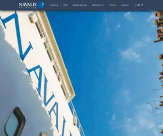 Navalis-Ship.com(NAVALIS Shipping GmbH) Screenshot
