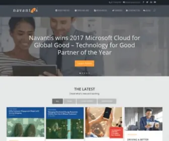 Navantis.com(Application Development & Integration) Screenshot