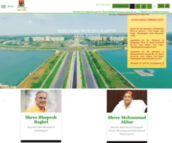 Navaraipuratalnagar.com(Naya Raipur Development Authority) Screenshot