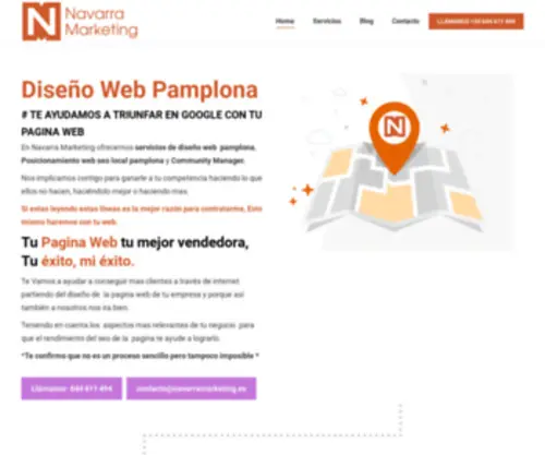 Navarramarketing.es(Navarramarketing) Screenshot