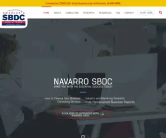 Navarrocollegesbdc.org(Navarro SBDC) Screenshot