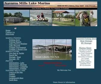 Navarromillslake.com(Navarro Mills Lake Marina) Screenshot