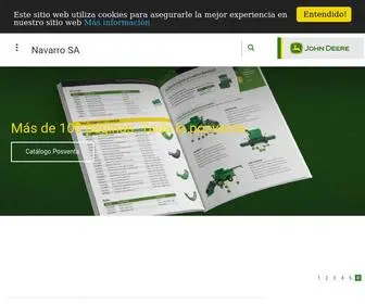 Navarrosa.com.ar(John deere) Screenshot