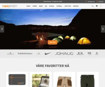 Navasport.no(Nava Sport) Screenshot
