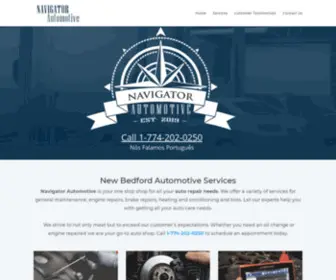 Navautonb.com(Navigator Automotive) Screenshot