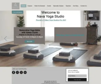 Navayogastudio.com(Petersburg Yoga Studio) Screenshot