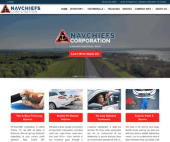 NavChiefs.com(Used car rentals irving tx) Screenshot