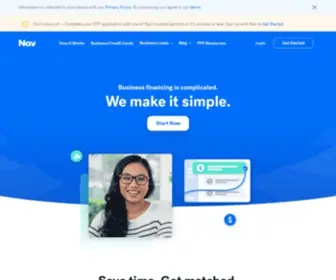 Nav.com(Get a Pulse on your Small Business’s Financial Health) Screenshot