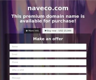 Naveco.com(naveco) Screenshot
