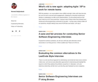 Naveed.dev(Naveed's Blog) Screenshot