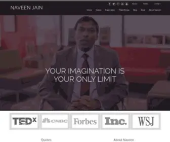Naveenjain.com(Naveen Jain) Screenshot