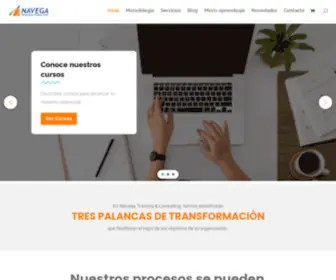 Navegatraining.com(Navega Training & Consulting) Screenshot