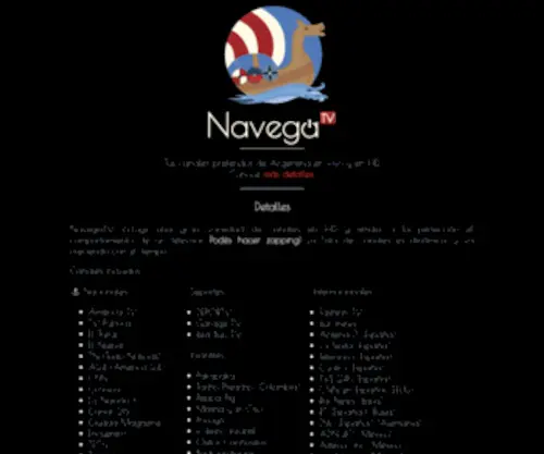 Navegatv.com(Navegatv) Screenshot