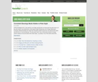 Navelliergrowth.com(Navellier Growth) Screenshot