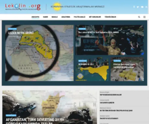 Navendalekolin.com(Kürdistan Stratejik Araştırmalar Merkezi) Screenshot