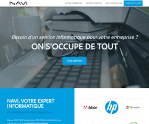 Navi.fr(Services informatiques pour les entreprises à Annecy) Screenshot