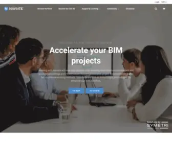 Naviate.com(Accelerate your BIM projects) Screenshot