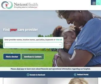 Navicenthealth.org(World Class Health Care Services at Macon) Screenshot