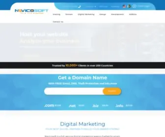 Navicosoft.com(Web Hosting & Domain) Screenshot