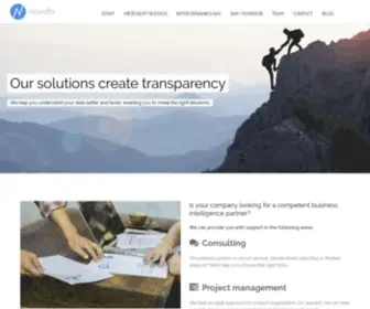 Navida.eu(Business Intelligence für Ihr Unternehmen) Screenshot