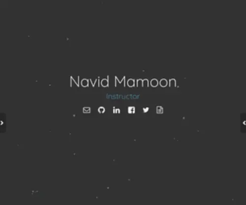 Navidmx.com(Navid Mamoon) Screenshot