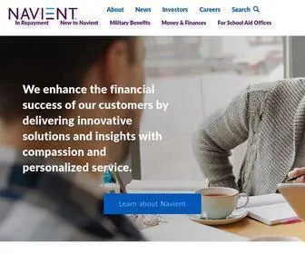 Navient.com(Education Loan Management and Business Processing Solutions) Screenshot