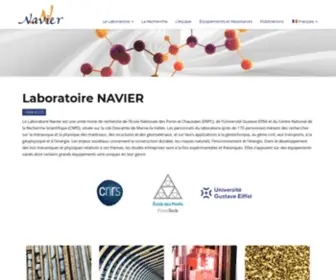 Navier-Lab.fr(Laboratoire NAVIER) Screenshot