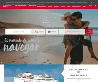 Navieraarmas.com(Naviera Armas) Screenshot
