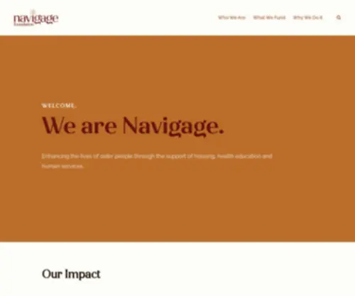 Navigage.org(Navigage Foundation) Screenshot