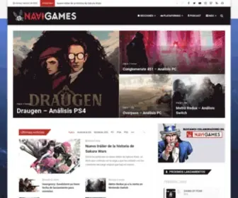 Navigames.es(Un portal sobre la actualidad del videojuego) Screenshot