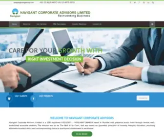 Navigantcorp.com(Navigant Corporate Advisors Limited) Screenshot