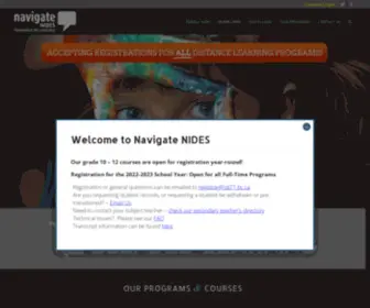 Navigatenides.com(Navigate in an award winning K) Screenshot