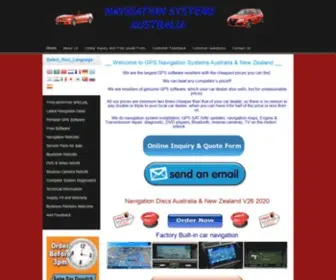Navigationau.com(Navigation Systems Australia Including BMW Models) Screenshot