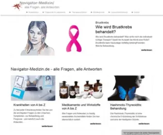 Navigator-Medizin.de(Gesundheit und Medizinwissen für Patienten) Screenshot