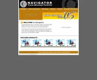 Navigatorforklift.com(NAVIGATOR) Screenshot