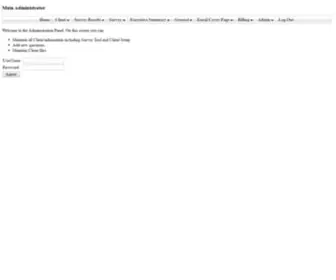 Navigatorsurvey.com(Navigator Survey Admin Panel) Screenshot