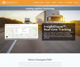 Navigatortms.com(Leading Logistics) Screenshot