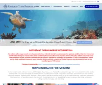 Navigatortravel.co.uk(Backpacker Travel Insurance UK) Screenshot