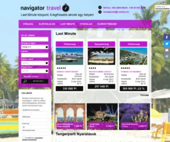 Navigatortravel.hu(Navigátor Utazási Iroda) Screenshot