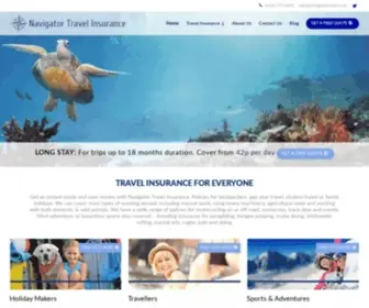 Navigatortravelinsurance.co.uk(Navigator Travel Insurance for Holidays) Screenshot