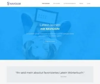 Navigium.de(Latein unterrichten mit Navigium) Screenshot