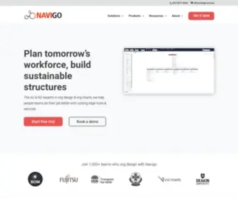 Navigo.com.au(Navigo org design tools) Screenshot