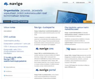 Navigo.fi(Navigo CMS) Screenshot