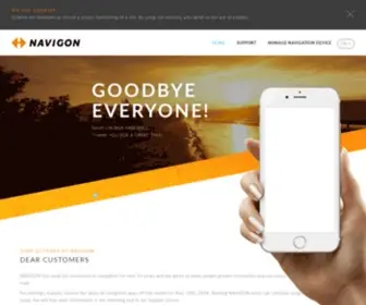 Navigon.com(Startseite) Screenshot